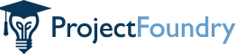 Logo of Project Foundry- a proven project based learning management platform